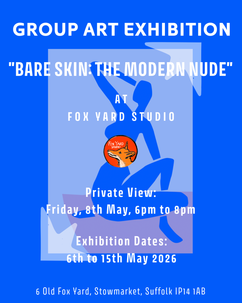 Flyer of Bare Skin exhibition
